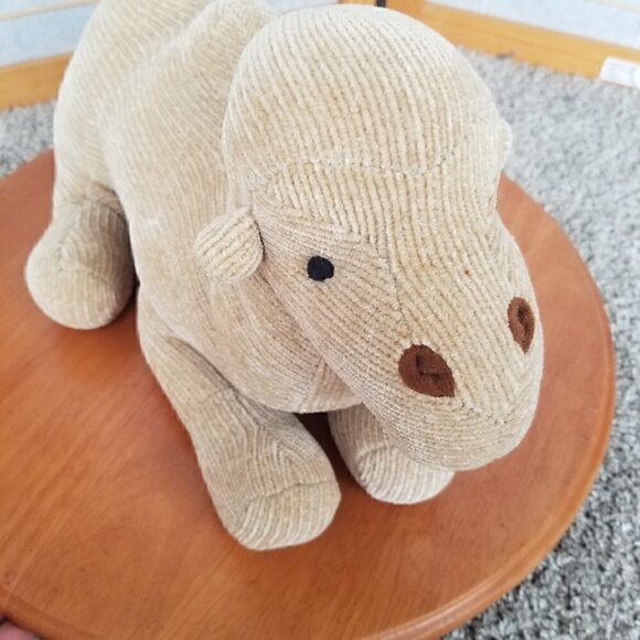 Pier 1 Chenille Corduroy Plush Camel 15" - Picture 5 of 11